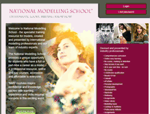 Tablet Screenshot of nationalmodellingschool.com